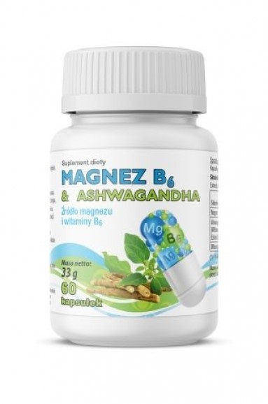 Gorvita Magnez B6 & Ashwagandha 60 Kapsułek Gorvita Magnez B6 & Ashwagandha 60 Kapsułek