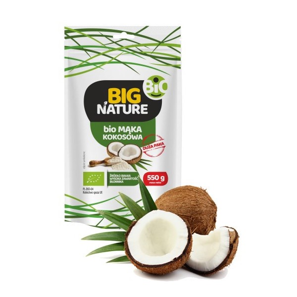 Big Nature Mąka Kokosowa Bio 550 g Big Nature Mąka Kokosowa Bio 550 g