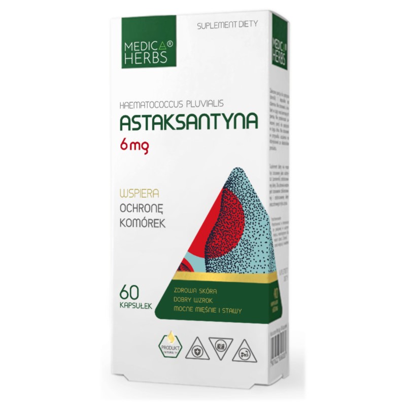 Medica Herbs ASTAKSANTYNA 6 MG 60 K Medica Herbs ASTAKSANTYNA 6 MG 60 K