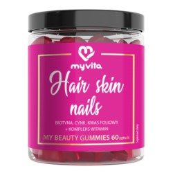 Myvita Żelki Naturalne Włosy skóra paznokcie 60