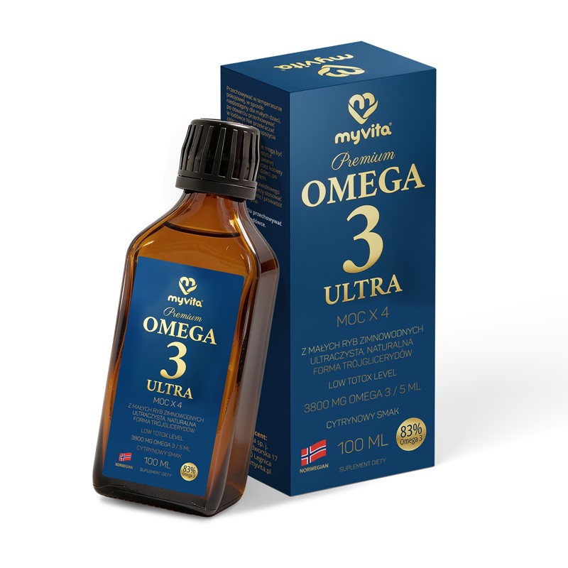 Myvita Omega 3 ULTRA  w płynie 200 ml