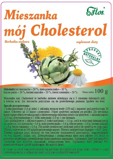 Flos Mieszanka Mój Cholesterol 100 g Flos Mieszanka Mój Cholesterol 100 g