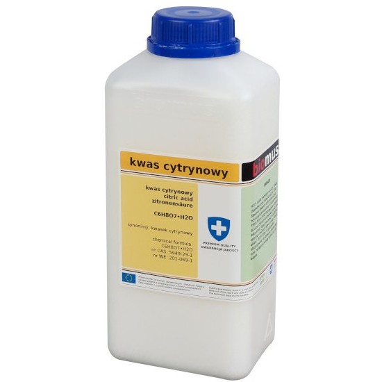 Biomus Kwas Cytrynowy 1000 G Biomus Kwas Cytrynowy 1000 G