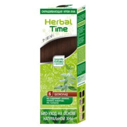 Herbal Time Naturalna Henna CZEKOLADA 75 ml Herbal Time Naturalna Henna CZEKOLADA 75 ml