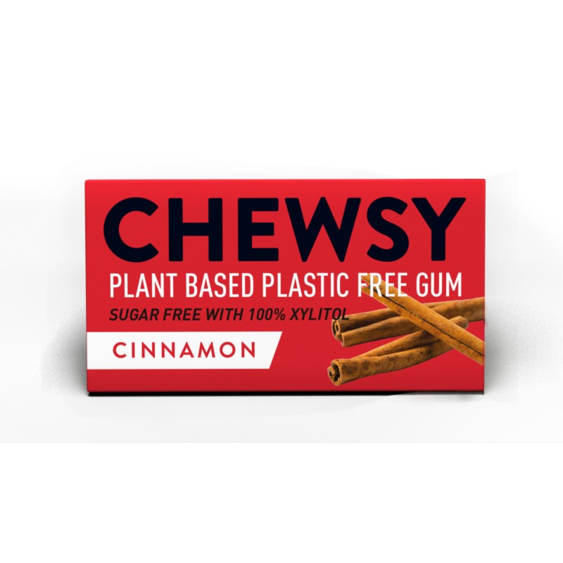 Chewsy Guma do żucia cynamonowa z ksylitolem 15g Chewsy Guma do żucia cynamonowa z ksylitolem 15g