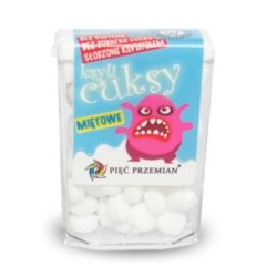 Pięć Przemian Cuksy miętowe z ksylitolem 13g Pięć Przemian Cuksy miętowe z ksylitolem 13g