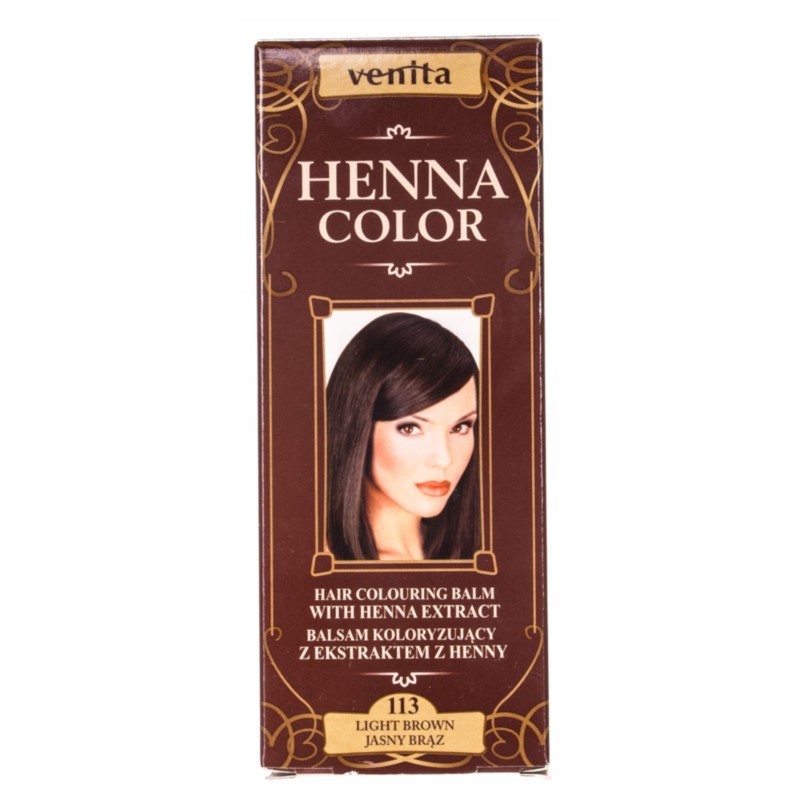 Venita Henna Color Balsam Nr 113 Light Brown Venita Henna Color Balsam Nr 113 Light Brown