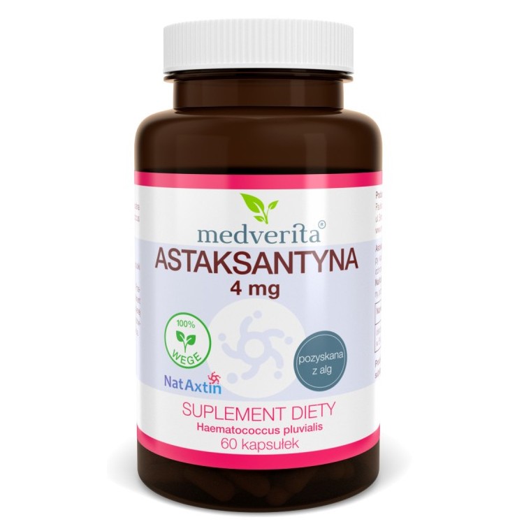 Medverita Astaksantyna z alg 10 mg 60 k