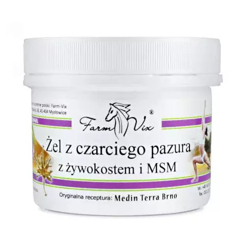 Farm-vix Czarci Pazur żel z żywokostem i MSM 150g Farm-vix Czarci Pazur żel z żywokostem i MSM 150g