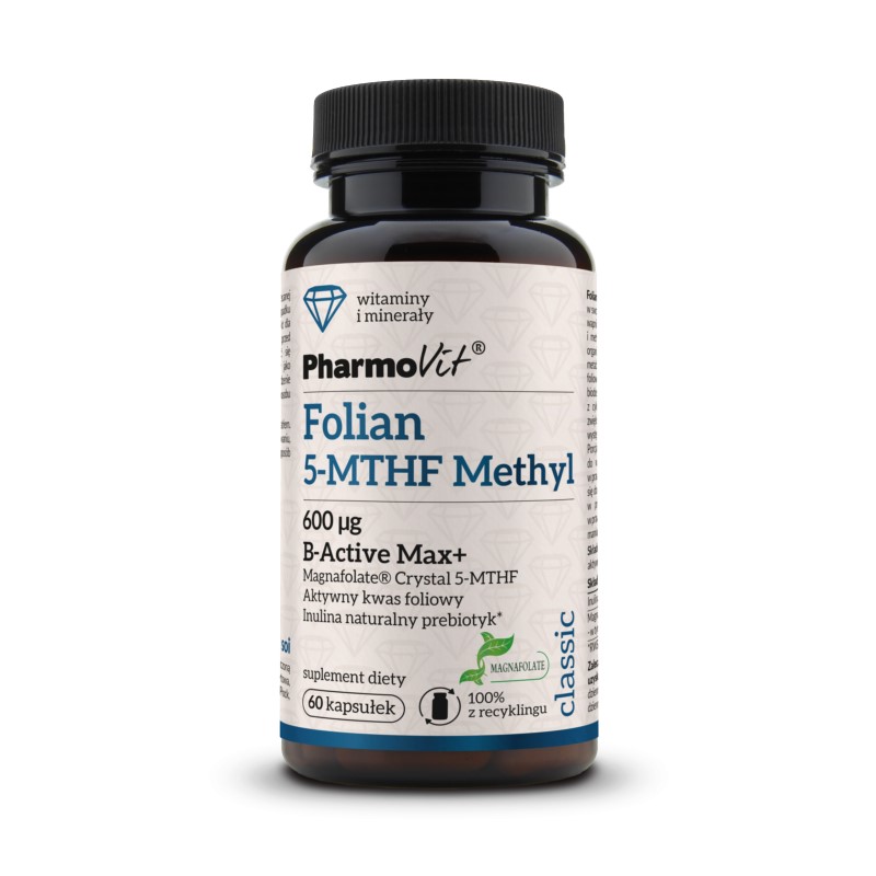 Pharmovit Folian 5 MTHF Methyl 600 ug 60 k Pharmovit Folian 5 MTHF Methyl 600 ug 60 k