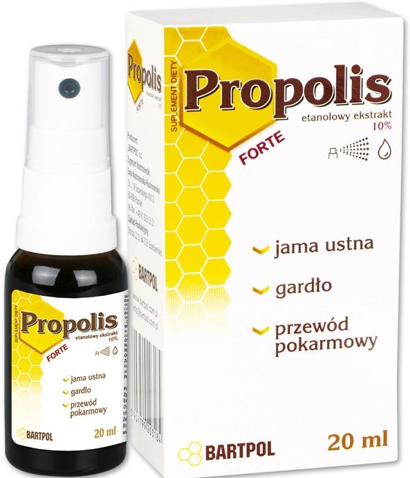 Bartpol Propolis Forte Ekstrakt 10% 20 Ml Bartpol Propolis Forte Ekstrakt 10% 20 Ml
