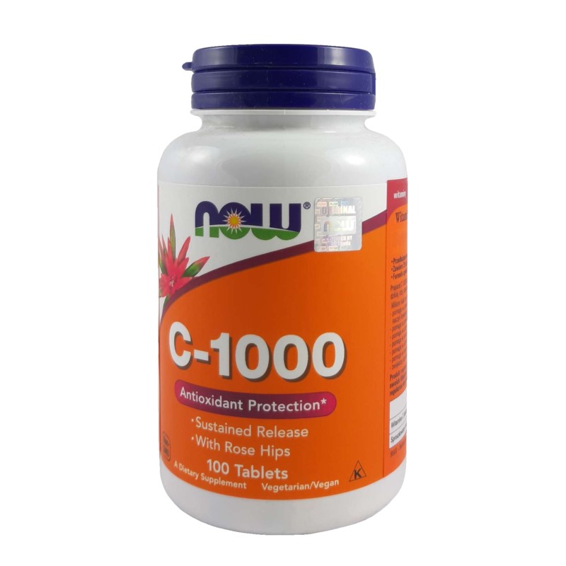 Now Foods Witamina C 1000 100 T przedl.uwalnianie