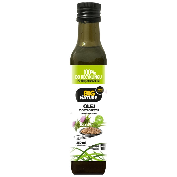 Big Nature Olej z ostropestu 250 ml 100% Big Nature Olej z ostropestu 250 ml 100%