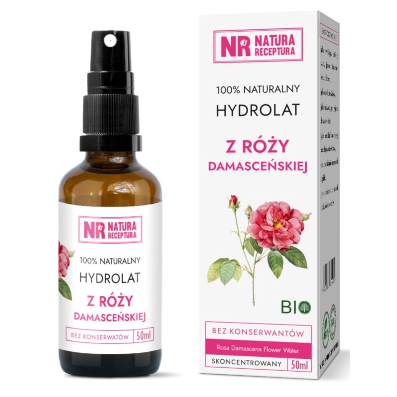 NR Hydrolat z róży damasceńskiej BIO 50 ml NR Hydrolat z róży damasceńskiej BIO 50 ml