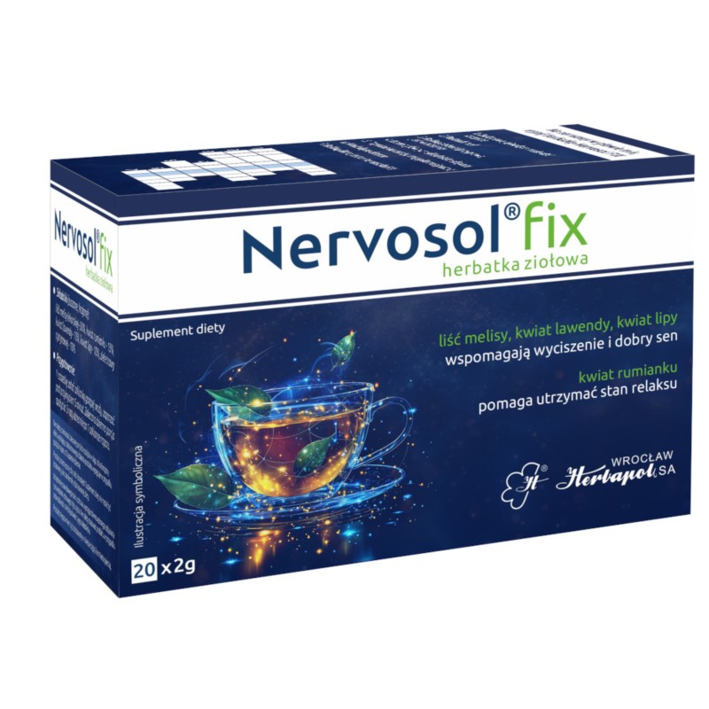 Herbapol Wrocław Nervosol fix herbatka ziołowa 20s Herbapol Wrocław Nervosol fix herbatka ziołowa 20s