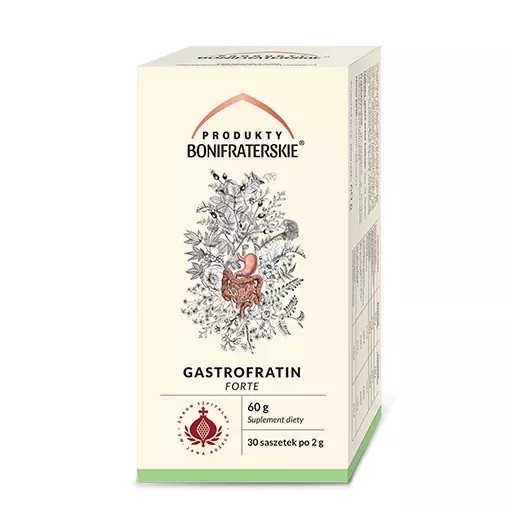 Produkty Bonifraterskie Gastrofratin Forte 30x2g Produkty Bonifraterskie Gastrofratin Forte 30x2g