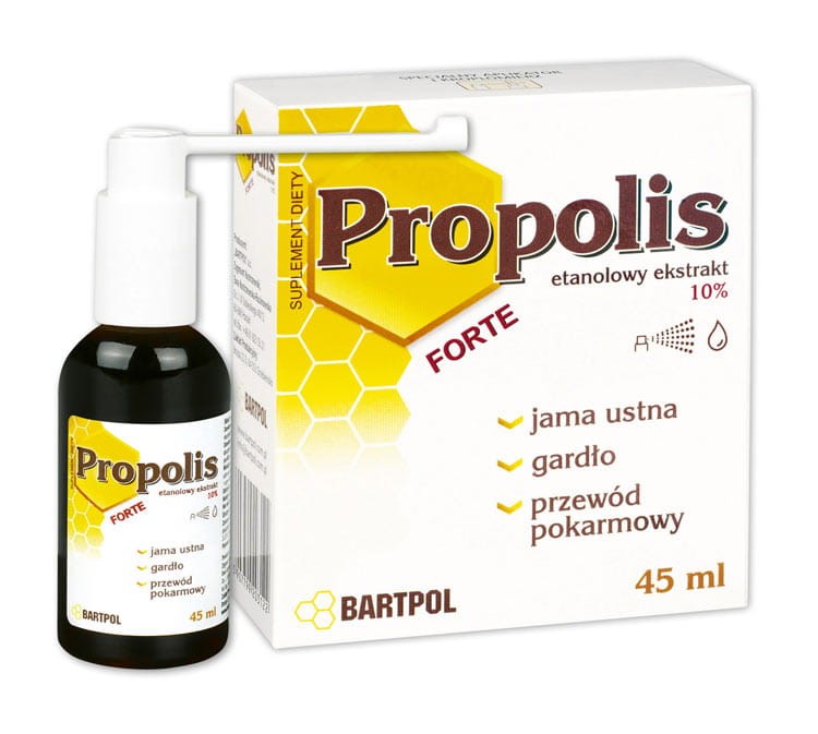 Bartpol Propolis Forte Ekstrakt 10% 45 Ml Bartpol Propolis Forte Ekstrakt 10% 45 Ml