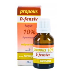 Farmapia Propolis krople 10% D-fensiv 20 ml Farmapia Propolis krople 10% D-fensiv 20 ml