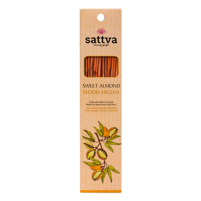 Sattva Naturalne Kadzidła Słodki Migdał 30G Sattva Naturalne Kadzidła Słodki Migdał 30G