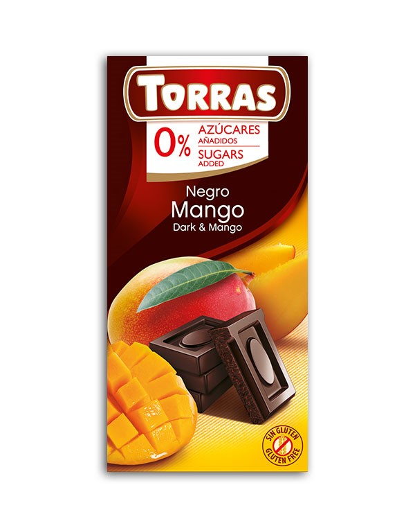 Torras Czekolada gorzka z mango 75 g Torras Czekolada gorzka z mango 75 g