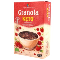 Pięć Przemian Keto Granola Malinowo-Trusk BIO 250