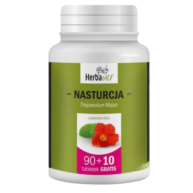 HerbaVis Nasturcja 90 tabletek HerbaVis Nasturcja 90 tabletek