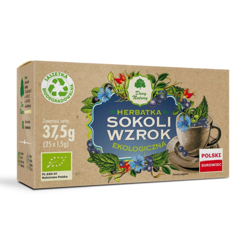Dary Natury Herbata Sokoli Wzrok Eko 25X2G Dary Natury Herbata Sokoli Wzrok Eko 25X2G