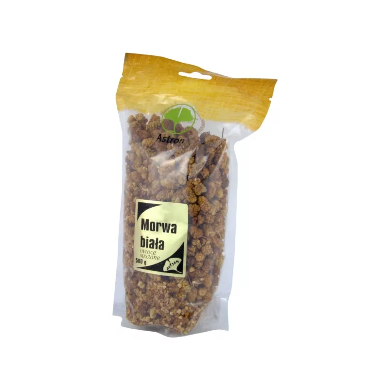 ASTRON MORWA BIAŁA SUSZONE OWOCE 500G