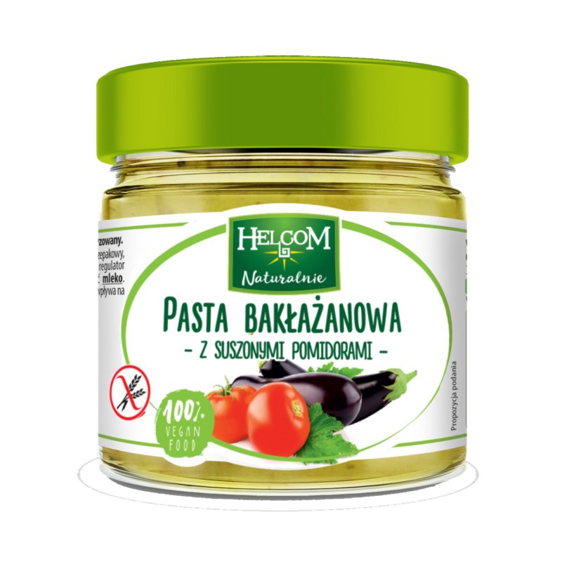 Helcom Pasta bakłażanowa z suszonymi pomidorami Helcom Pasta bakłażanowa z suszonymi pomidorami