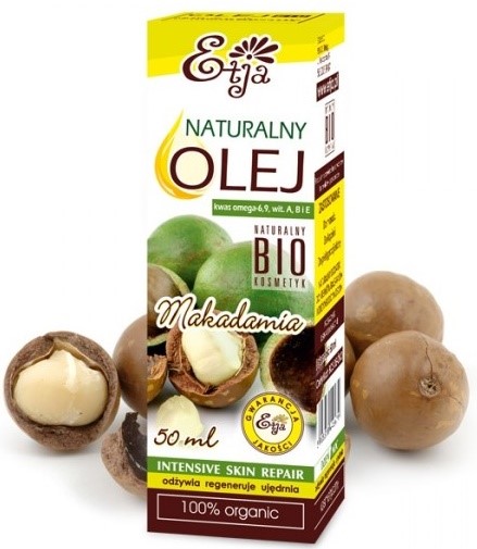 Etja Olej Makadamia Bio 50Ml Odżywia I Nawilża