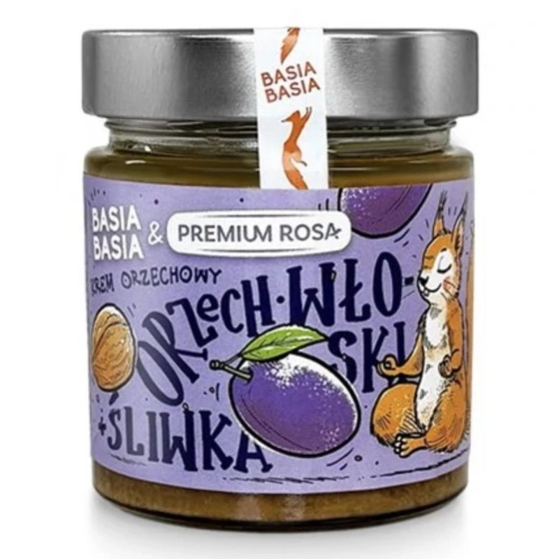 Krem Orzech Włoski Śliwka 190 g Basia Krem Orzech Włoski Śliwka 190 g Basia
