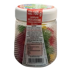 Aka Landrynki Owocowe 0% Cukru Owocowy Mix 160 g