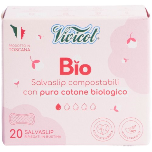 Vivicot Bio Wkładki Higieniczne Z Bio Bawełny 20Sz Vivicot Bio Wkładki Higieniczne Z Bio Bawełny 20Sz