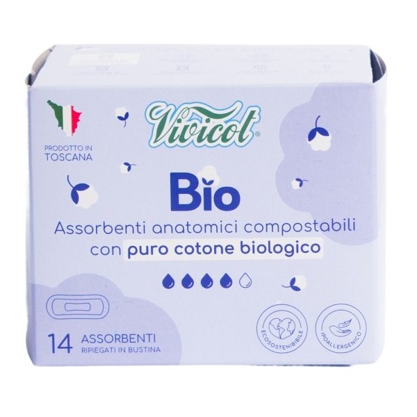 Vivicot Bio Podpaski Higieniczne Anatomic 14 szt.