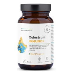Aura Herbals Colostrum Immuno + Bioperine 60 szt Aura Herbals Colostrum Immuno + Bioperine 60 szt