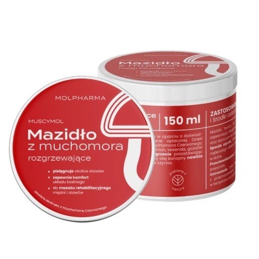Molpharma Mazidło z muchomora rozgrzewające 150 ml