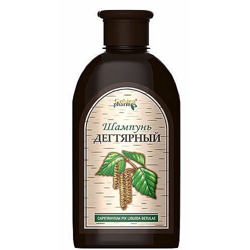 Golden Pharm Szampon dziegciowy 250 ml Golden Pharm Szampon dziegciowy 250 ml