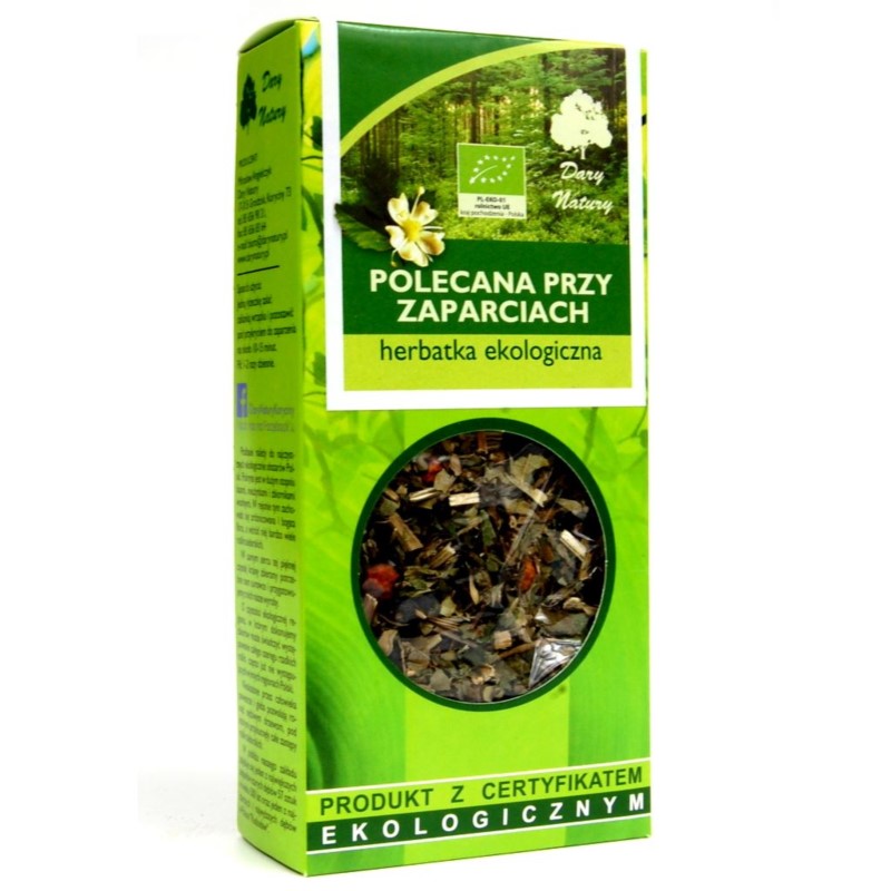 Dary Natury Herbata przy Zaparciach 50 g Eko