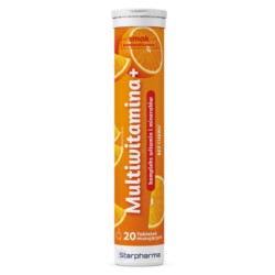 Starpharma Multiwitamina+ 20 tabletek pomarańcza