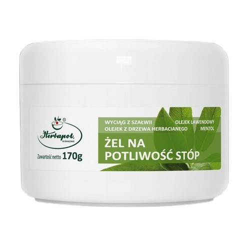 Herbapol Żel na Potliwość Stóp 170 g