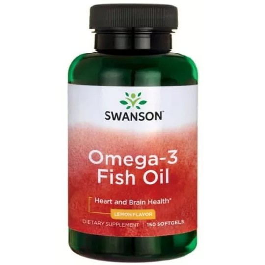 Swanson Omega 3 smak cytrynowy 150 k Swanson Omega 3 smak cytrynowy 150 k