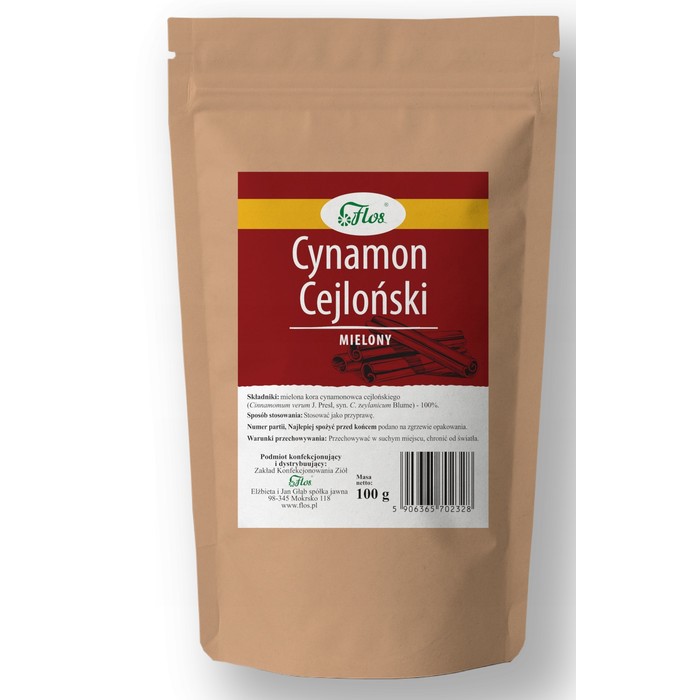 Flos Cynamon cejloński mielony 100 g Flos Cynamon cejloński mielony 100 g