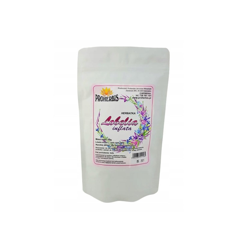 Proherbis Lobelia Inflanta Stroiczka Rozdęta 50 g Proherbis Lobelia Inflanta Stroiczka Rozdęta 50 g