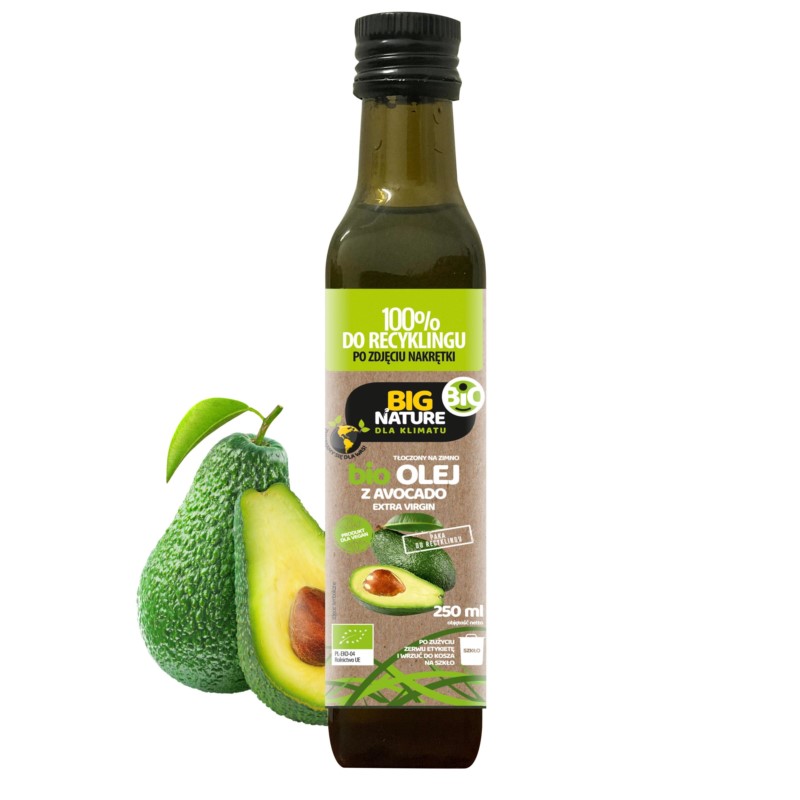 Big Nature Olej z avocado BIO 250 ml Big Nature Olej z avocado BIO 250 ml