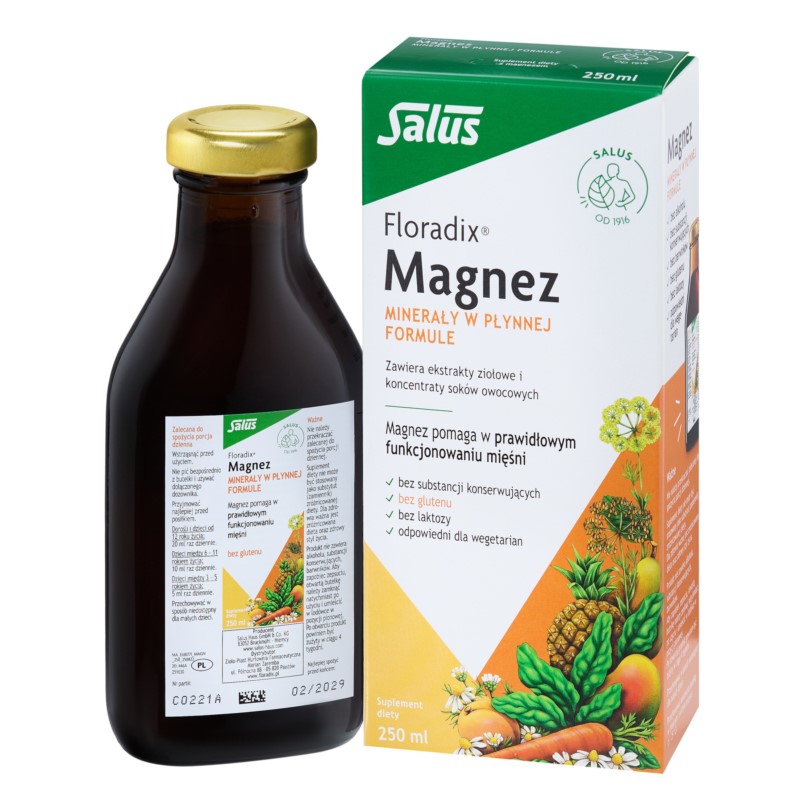 Zioło-Piast Floradix Magnez 250 Ml Płyn