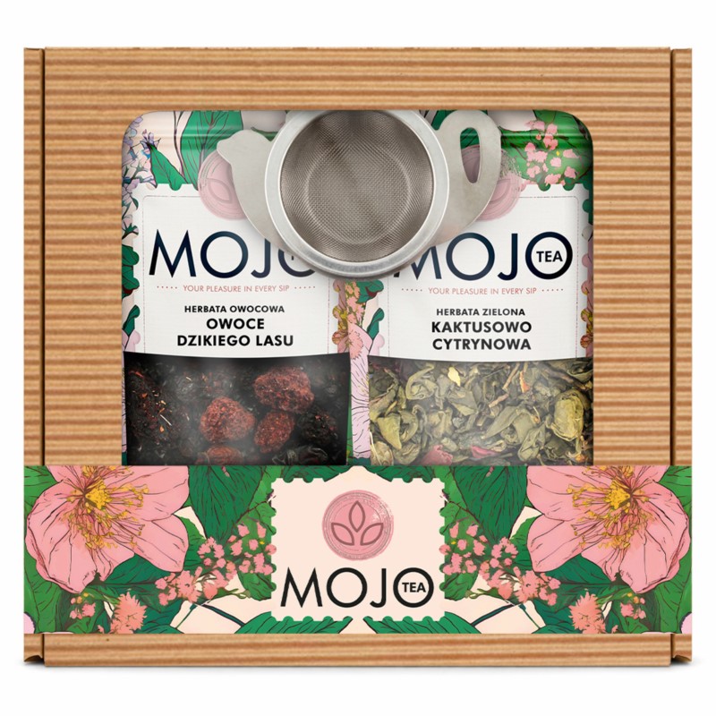MOJO TEA ZESATW 2 X 50 g z zaparzaczem MOJO TEA ZESATW 2 X 50 g z zaparzaczem