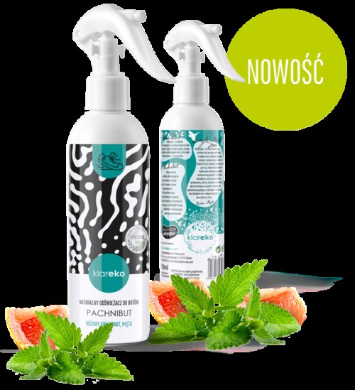 Klareko Pachnibut Różowy Grejfrut Mięta 250 ml Klareko Pachnibut Różowy Grejfrut Mięta 250 ml