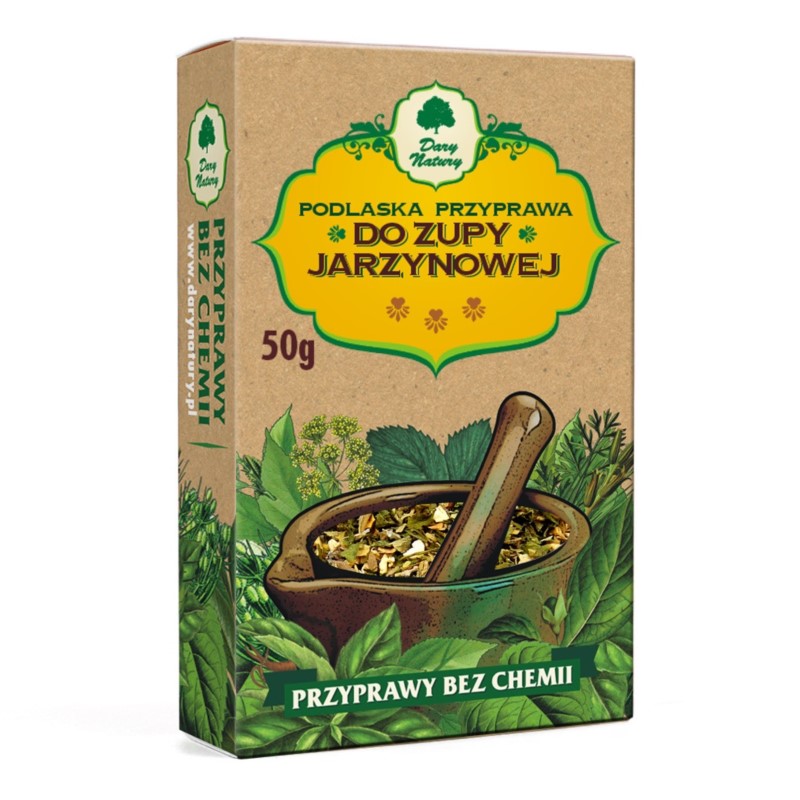 Dary Natury Przyprawa do zupy jarzynowej 40g Dary Natury Przyprawa do zupy jarzynowej 40g