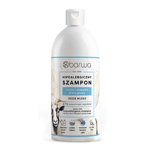 Barwa Szampon Hipoalergiczny Kozie Mleko 400 ml Barwa Szampon Hipoalergiczny Kozie Mleko 400 ml