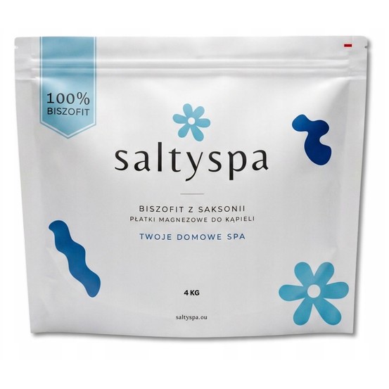 Saltyspa Płatki magnezowe do kąpieli 4 kg